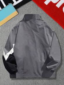 Aesthetic Post Áo khoác nam Colorblock Zip Up - Nhiều màu - Xem 2
