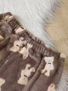 Đồ ngủ Con Trai Hoạt hình Dễ thương - Màu Khaki - Xem 4