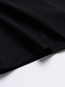 Manfinity Hypemode Men's Letter Print T-shirt - Black - View 5