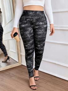 SHEIN Essnce Mallas De Talla Grande