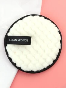 MAANGE 1pc Makeup Remover Puff,Soft And Skin Friendly Face Towel,Cleaning Tools Easy Carrying For Travel,Skincare,Room Decor,Home Decor,Bedroom Decor,Bathroom,Christmas Gifts,Bathroom Decor,Travel,Travel Stuff,Wedding,Christmas Party,Mom Gifts,Home,Room,House Decor,Christmas Gift,Gifts For Mom,Birthday,Pink Room Decor,Living Room Decor,Bedroom,Gifts For Men,Dad Gifts,Mushroom,New Years,Mom,Accessories,Gifts For Dad,Friends,Funny Gift - White - View 1