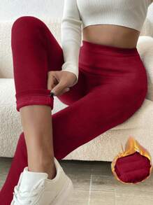 Chiquease 打底褲 - 紅色 - 查看 1