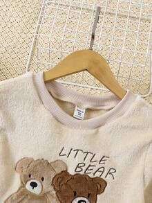 Đồ ngủ Con Trai Hoạt hình Dễ thương - Màu Khaki - Xem 3