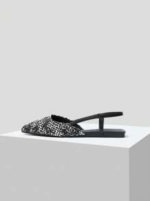 MOTF PREMIUM Dệt Của phụ nữ Giày phẳng - màu đen - Xem 5