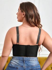 paquete de 2 brazaletes sin varillas de talla grande de un solo color