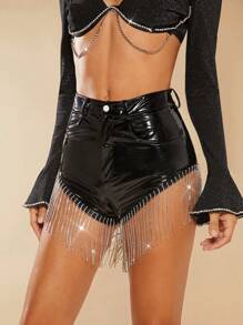 Hauture 鑽石流蘇專利短褲