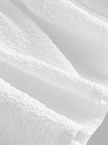 SHEIN MOD Vestido Plisado Con Mangas De Volantes Para Mujer - Blanco - Ver 4