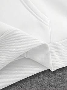 男款運動衫 - 白色 - 查看 3