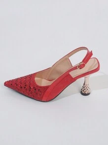 Women Pumps - Merah - View 3