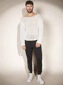 FeverCity Suéter De Hombre - Blanco - Ver 3