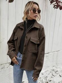 EURMUSE Chaqueta Otra - Marrón - Ver 6
