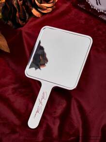 Marilyn Monroe X SHEIN 1pc Kisses Lip & Figure Graphic Handheld Mirror, Gift - Multicolor - View 3