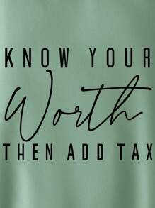 Manfinity Dauomo Men's Hooded Fleece Sweatshirt With Letter Print - Mint Green - View 6