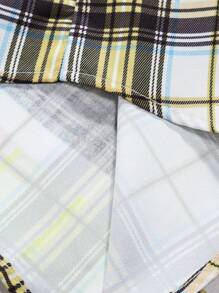 Manfinity Hypemode 男士格紋印花襯衫無連帽衫 - 彩色 - 查看 4