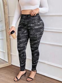 SHEIN Essnce Mallas De Talla Grande