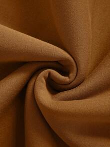 SHEIN Essnce Heart & Butterfly Print Thermal Lined Sweatshirt - Brown - View 5