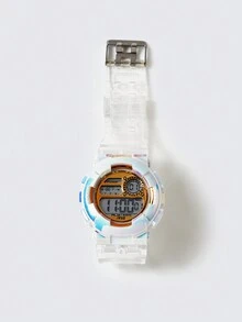 SHEIN Fashionable Colorful Led Display Teen's Electronic Watch - Blue - View 4