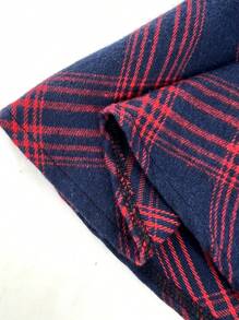 SHEIN Qutie 大碼格紋印花前繫帶喇叭半身裙 - 彩色 - 查看 6