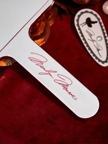 Marilyn Monroe X SHEIN 1pc Kisses Lip & Figure Graphic Handheld Mirror, Gift - Multicolor - View 5