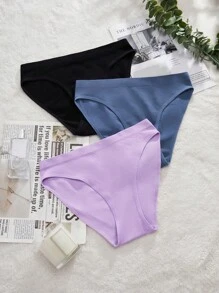 Women's 3pcs Triangle Panties - Multicolor - View 5