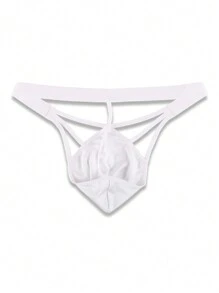 Hombres Suspensorio unicolor - Blanco - Ver 2