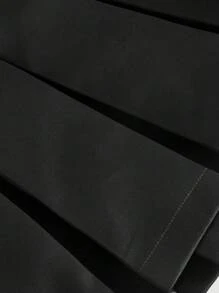 SHEIN MOD 女性用帶裝飾的百褶裙