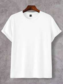 Manfinity Homme Men Sculpture & Slogan Graphic Tee - Black - View 2