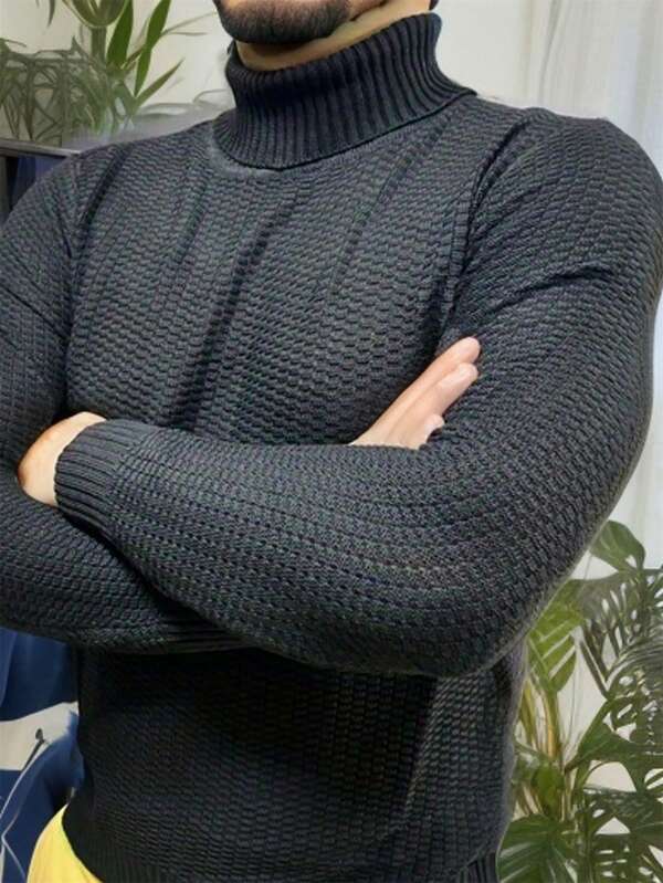 Pulls pour hommes Casual Unicolore