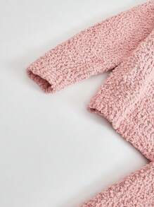 SHEIN Teenager Mädchen Pullover mit ausgeschnittenen Schultern & Strickrock