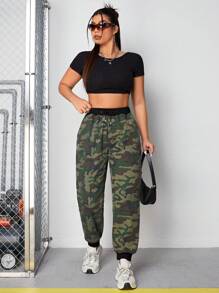 SHEIN ICON 大號牛仔褲 - 彩色 - 查看 1