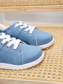 女用休閒運動鞋,綠色簡約輕便一步一腳蹬透氣運動鞋