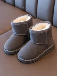 孩子們的冬天濃烈香調雪地靴 - 灰色 - 查看 4