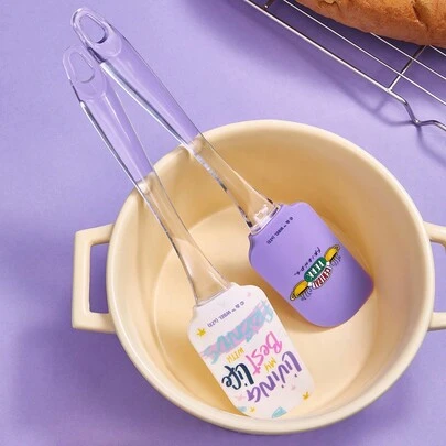 FRIENDS X SHEIN Dụng cụ cạo kem bánh Central Perk Single Purple, Quà tặng