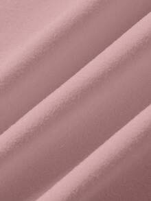 SHEIN LUNE Đồ họa Chữ cái Áo thun - Màu Hồng baby - Xem 4