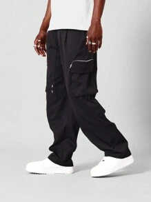 SUMWON Straight Fit Smart Cargo - Black - View 1