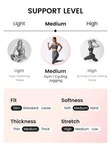 Easithlete Comfortable Sports Pink Bra Without Removable Pads, Solid Criss Cross Back Strappy Bras With Sewn-In Pads,High Impact Yoga Exercise Athletic Bras Non-Removable Pads For For Women High Support Racerback,Workout, Yoga, Running - Hot Pink - View 5