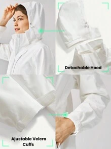 GLOWMODE Route Chaser 3-In-1 Wear Woven Jacket - White - View 7
