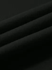 INAWLY 字母印花抓绒卫衣，长袖上衣，毕业季，返校季，毕业典礼，教师女士款，返校季套头衫，秋季卫衣 - 黑色 - 查看 3