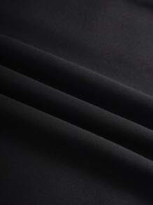 Nam Đồ họa Khẩu hiệu Dây rút Hoodie - màu đen - Xem 5