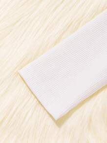 SHEIN Baby Girls' 3pcs Plaid Flannel Thickened Warm Vest Basic Casual Cute Outfits, For Christmas - Multicolor - View 5