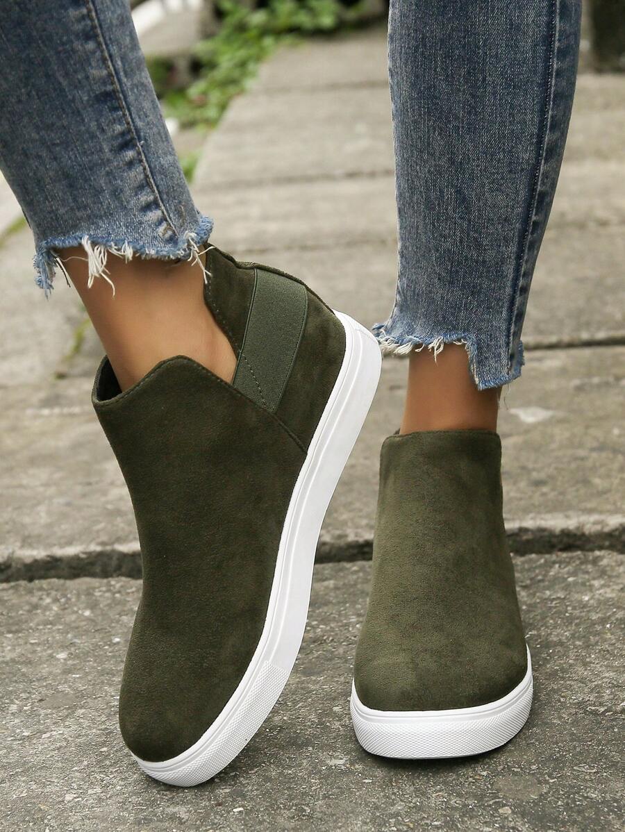 女性休閒競技鞋 - 軍綠色 - 查看 1