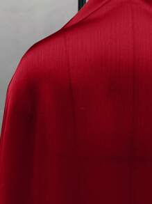 Modelyn Blusa de mujer de manga farol de color rojo borgoña, blusas de manga larga - Burdeos - Ver 7