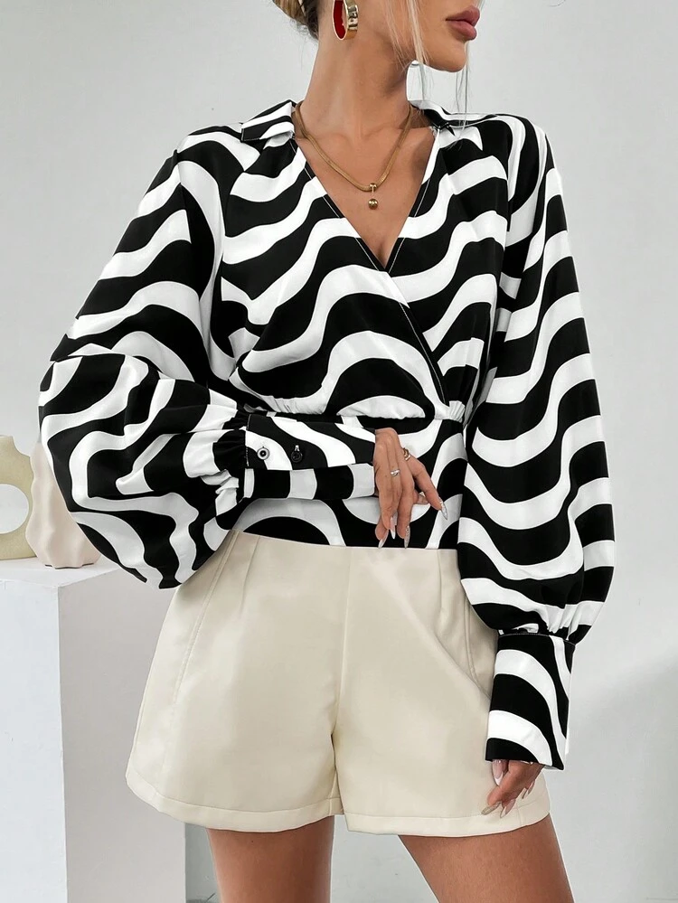 Wavy Design Shirt