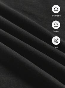 Baby Boy Christmas Print Tee - Black - View 6