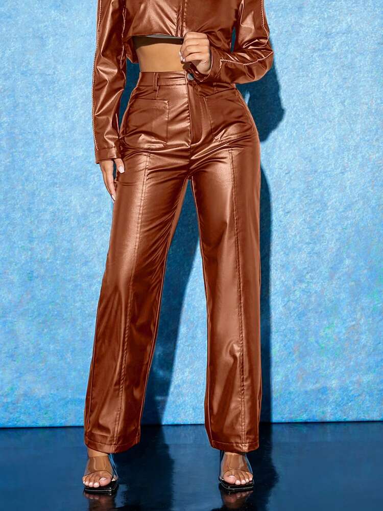 Patch Pocket Seam Front Pants