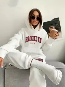 SHEIN Essnce 女性兩件套裝 - 白色 - 查看 1