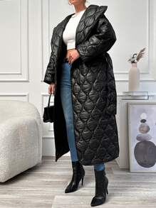 RueChic Ladies' Padded Jacket - Black - View 3