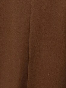 SHEIN LUNE Batwing Sleeve Duffle Tweed Overcoat - Brown - View 7