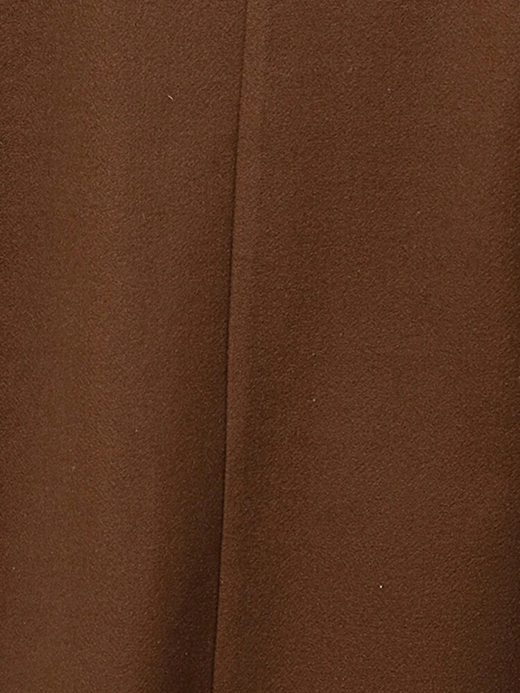 Batwing Sleeve Duffle Tweed Overcoat