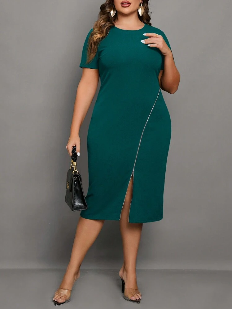 lace dress for a wedding guest Ever-Pretty Ruffled Short Sleeve V-Neck A-Line Formal Dress for Stylish Events main image 1